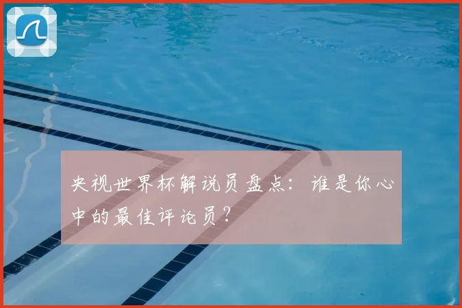 央视世界杯解说员盘点：谁是你心中的最佳评论员？